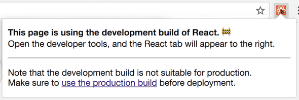 Advertencia de modo de desarrollo en React DevTools